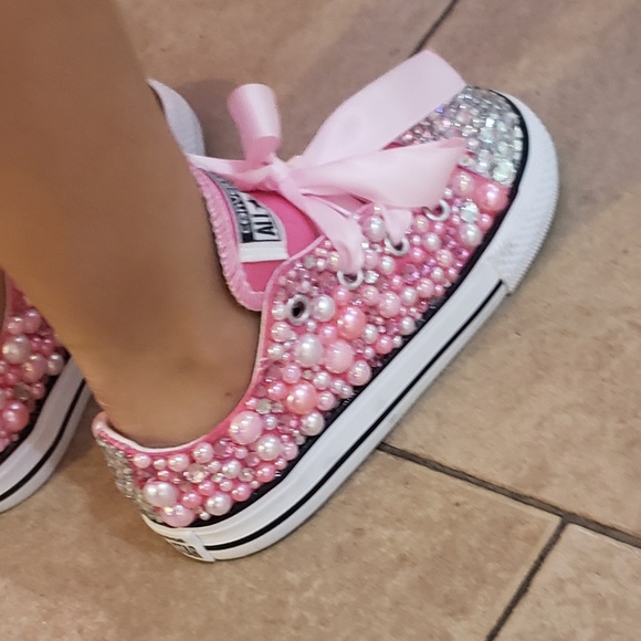 bedazzled converse sneakers